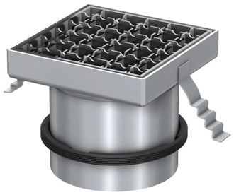 Aco Aco Pieza Superior Passavant 150x150/ M125/ Acero Inox./ Antideslizante, 5141.93.22