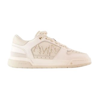 Amiri Schoenen, Heren, Wit, 41 EU, Leer, Witte Leren Lage Sneakers