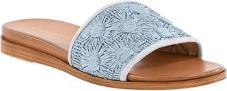 Seychelles Dakota Raffia & Leather Slide