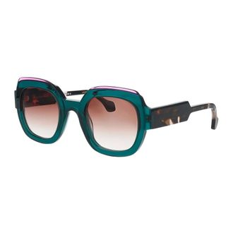 Face &agrave; Face Sunglasses, female, Green, Size: 48 MM Frost 2 Sunglasses