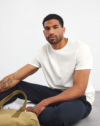 Jacamo Textured Crew Neck T-Shirt