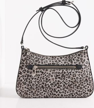 Talbots Evelyn Snow Leopard Crossbody Bag - Grey - 001 Talbots
