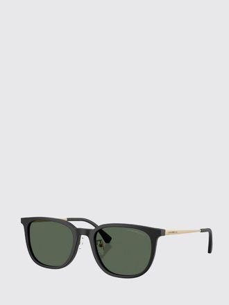 Emporio Armani Occhiali da sole aviatore in acetato e metallo con logo lettering