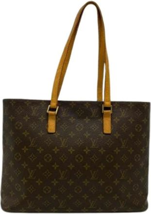Louis Vuitton Pre-owned Tote Bags, female, Brown, Size: ONE SIZE Pre-owned Monogram Tote Bag
