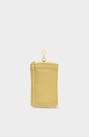 Katie Loxton Clip On Sunglasses Case in Butter Yellow Suedette at Nordstrom