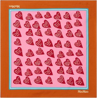Max Mara Printed silk twill scarf