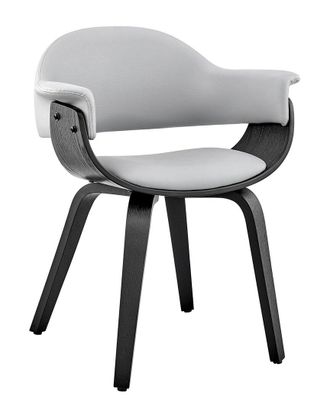 Armen Living Adalyn Wood Dining Room Accent Chair