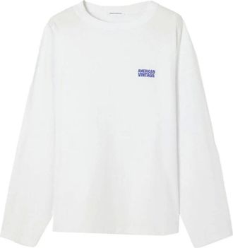 American Vintage Heren, Tops, Wit, Maat: M