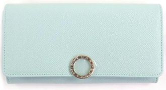 Bulgari Pre-owned Wallets, male, Blue, Size: ONE SIZE Pre-owned Large Wallet