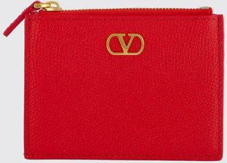 Valentino Garavani Portafoglio VLogo Signature Valentino Garavani in pelle a grana