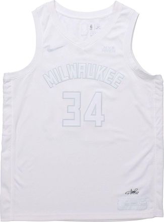Nike NBA SW20 Milwaukee Bucks MVP 34 ANTETOKOUNMPO G Swingman Jersey White CT4209-100