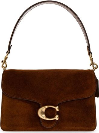 Coach Chain Tabby Schoudertas - Dames - Schoudertassen - Bruin - ONE Size - Leer - Tassen