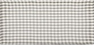 Really Nice Things Cabecero infantil tapizado en vichy color gris 110x52cm