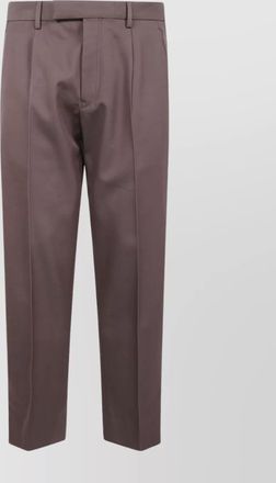 Ermenegildo Zegna cotton wool trousers pockets