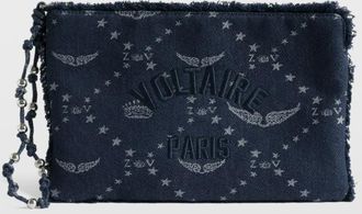 Zadig&Voltaire Angel Pouch Denim Monogramma