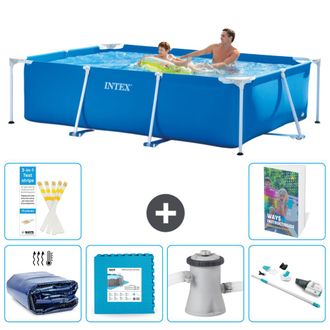 Intex Piscina Con Estructura Rectangular - 260x160x65 Cm - 7-piezas S145