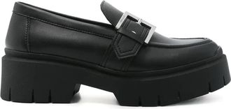 HUGO BOSS Mocassini con fibbia - Nero