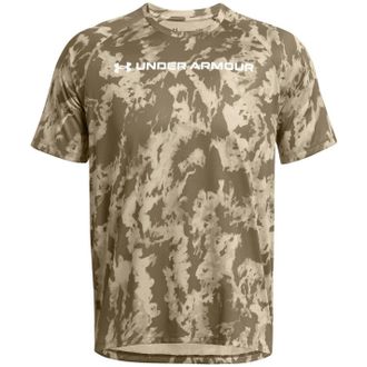 Under Armour Heren Camo Technisch Normaal T-Shirt (Kaki Groen)