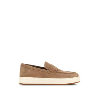 Hogan H-Tv Loafers - male - Hogan - Loafers - Brown - 7 1/2 UK - Shoes