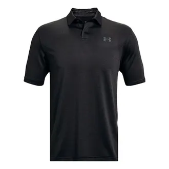 Under Armour Performance Stripe Polo Shirt Black 1361823-001