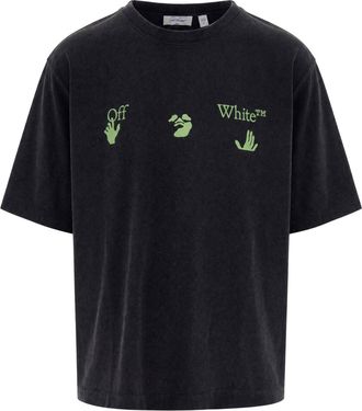 Off-white Black Cotton Bacco Arrow Skate T-Shirt