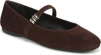Vince Olivette Ballet Flat in Cacao Brown Suede at Nordstrom, Size 8.5