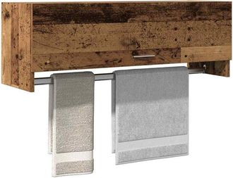 vidaXL Armadio in Legno Vecchio 100x32,5x35 cm in Legno Multistrato - Vidaxl