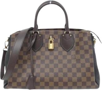 Louis Vuitton Pre-owned Damier Normandy Coated Canvas Handbag - Dames - Vintage Handtas - Bruin - ONE Size - Vintage