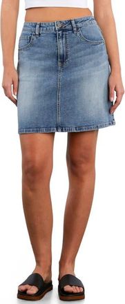 HINT OF BLU A-Line Denim Skirt in Classic Blue at Nordstrom, Size 25