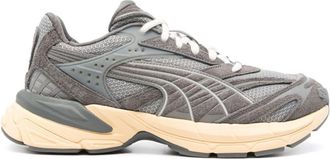 Puma Velophasis SD panelled sneakers - men - Fabric/Rubber/Fabric/Calf Suede - 12 - Grey
