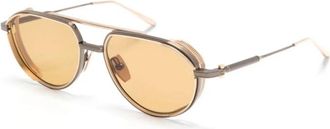 Akoni Aks 511 B Zonnebril - unisex - Zonnebrillen - Geel - 54 MM - Accessoires