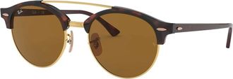Ray-Ban Accessoires, unisex, Bruin, ONE Size, Clubround Double Bridge