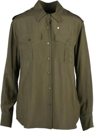Dondup Overhemden, Dames, Groen, S, Shirt