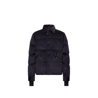 Moncler Moncler Elgon Corduroy Insulated Ski Jacket, Men, Blue, Size: 1