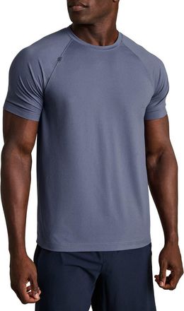 Rhone Reign Performance T-Shirt in Shale Blue at Nordstrom, Size Xx-Large