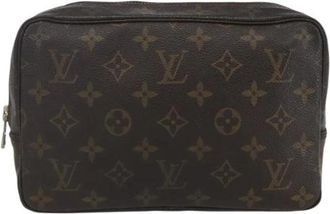 Louis Vuitton Pre-owned Canvas Clutch - Dames - Vintage Clutch - Bruin - ONE Size - Vintage