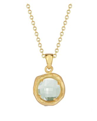 I.Reiss Company 14K 1.80 Ct. Tw. Green Amethyst Necklace