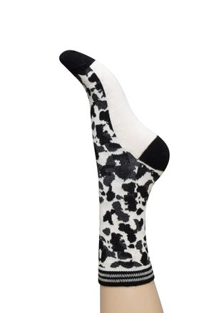 Charnos Womens Bamboo Multi Animal Print Sock Grey Mix One Size, Regular