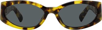 Jacquemus JAC4S Tortoiseshell Acetate Sunglasses - Brown