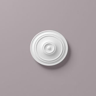 NMC Nmc - Roset&oacute;n R15 Arstyl Noel Marquet Elemento Decorativo Dise&ntilde;o Atemporal Cl&aacute;sico Blanco Di&aacute;metro 56 Cm