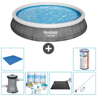 Bestway Piscina Bestway Fast Set Redonda - 396x84 Cm - 8-piezas S21444