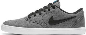 Nike Check Solarsoft Canvas SB Black White 843896-004