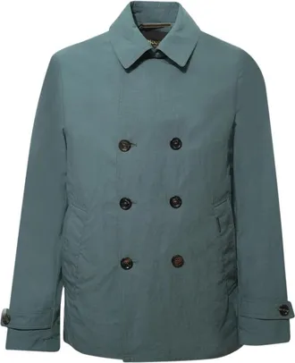 Moorer Hombre, Abrigos, Verde, Talla: L