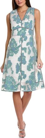 3.1 Phillip Lim Abstract Daisy Fil Coupe Silk-Blend Midi Dress