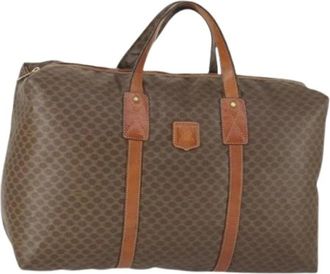 Celine Pre-owned Weekend Bags, female, Brown, Size: ONE SIZE Pre-owned Plastic Weekend Bag