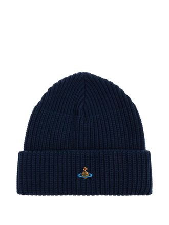 Vivienne Westwood Geribbelde muts - Blauw