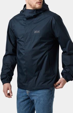Helly Hansen Vancouver Hooded Rain Jacket in 597 Navy at Nordstrom, Size Xx-Large