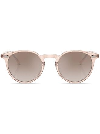 Oliver Peoples Occhiali da sole tondi - Rosso