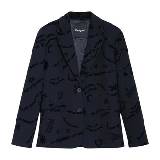 Desigual Mujer, Chaquetas, Negro, Talla: XL