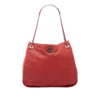 Chanel Pre-owned Up in the Air Tote - Dames - Pre-owned - Rood - Maat: ONE Size Leer